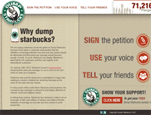 Tablet Screenshot of dumpstarbucks.com